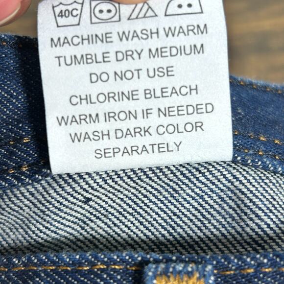 Key Mens Double Front Knee Blue Jeans 40x34 Carpenter Utility Suspender Logger - Picture 5 of 11